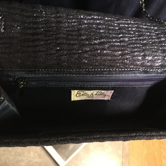 Estee & Lilly Blue, Chain Clutch Purse NWT - Picture 5 of 7